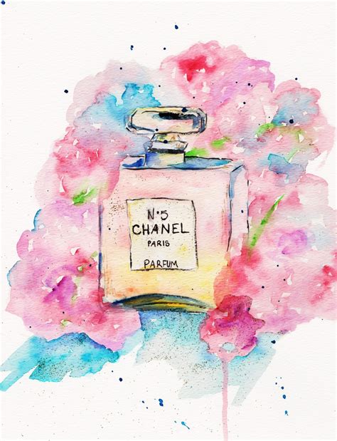 Chanel Watercolor Painting 